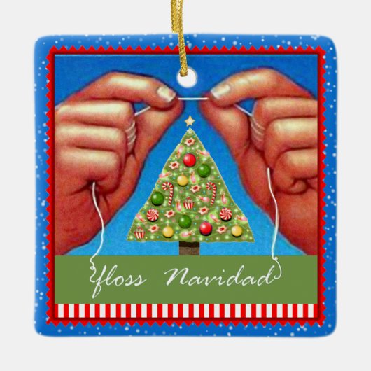 Dentist Holiday Gift Keramisch Ornament (Voorkant)