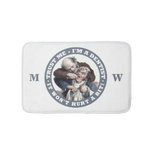 DENTIST humor aangepaste monogram badmatten