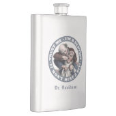 DENTIST humor aangepaste monogram kolf Heupfles (Rechts)