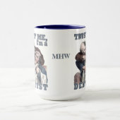 DENTIST humor aangepaste monogram mokken (Midden)