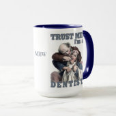 DENTIST humor aangepaste monogram mokken (Voorkant rechts)