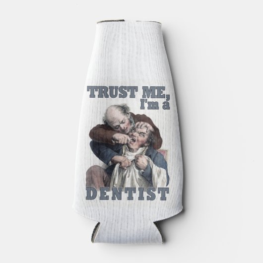 DENTIST humor aangepaste naam drink koeler (Voorkant)