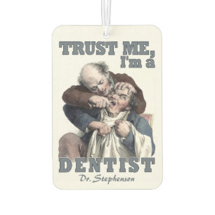 DENTIST humor aangepaste naam luchtverfrisser