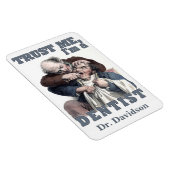 DENTIST humor aangepaste naam magneet (Rechterzijde)