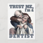 DENTIST humor briefkaart (Voorkant)