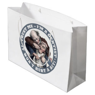 DENTIST humor cadeautassen Large Cadeautasje