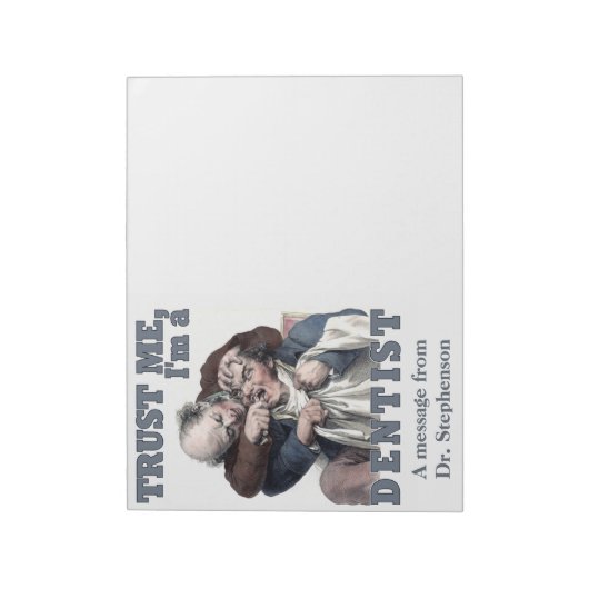DENTIST humor note pads Notitieblok (Linkerzijde)
