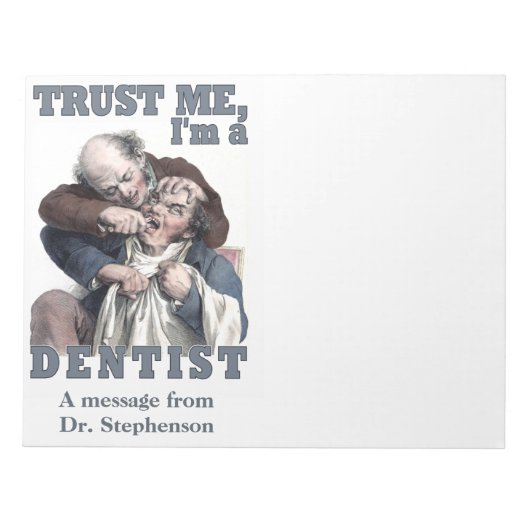 DENTIST humor note pads Notitieblok (Voorkant)