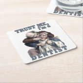 DENTIST humor onderzetters (Schuin)