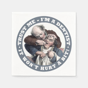 DENTIST humor papieren servetten