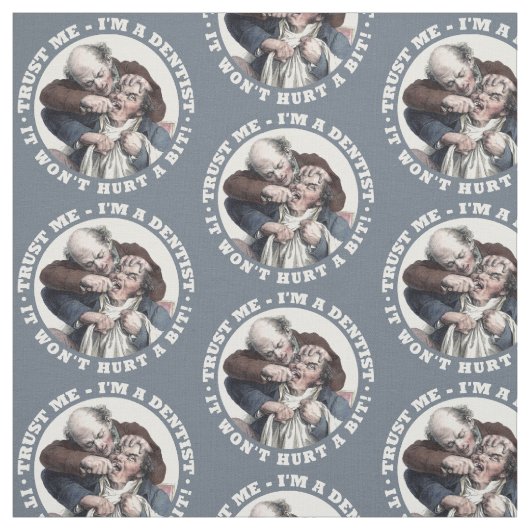 DENTIST humor Stof (Swatch)