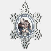 DENTIST-humor Tin Sneeuwvlok Ornament (Rechts)