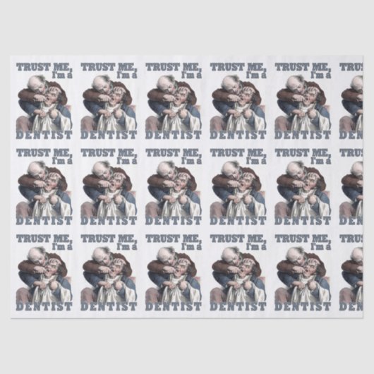 DENTIST humor tissuepapier (Voorkant)