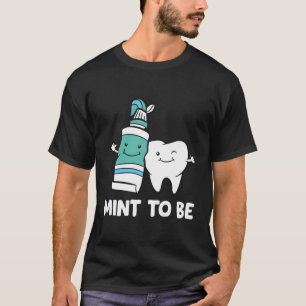 Dentist Hygienist Assistent Tooth Munt om tand te T-shirt
