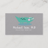 Dentist Hygienist Pediatrische tandheelkundige Log Visitekaartje (Voorkant)