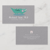 Dentist Hygienist Pediatrische tandheelkundige Log Visitekaartje (Voorkant / Achterkant)