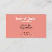 Dentist Hygienist Smile Visitekaartjes (Achterkant)