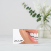 Dentist Hygienist Smile Visitekaartjes (Staand voorkant)