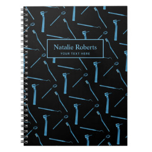 Dentist Hygienist Xray Dental Instruments Black Notitieboek