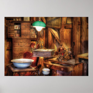 Dentist - in de Kantoor van de Dentist Poster