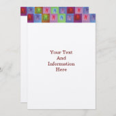 Dentist Invitation Kaart (Voorkant / Achterkant)