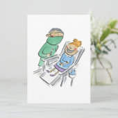 Dentist Kaart (Staand voorkant)