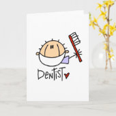 Dentist Kaart (Gele Bloem)