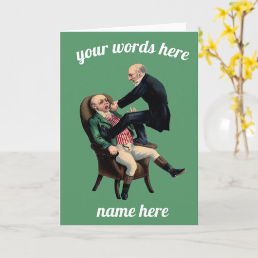 Dentist  kaart (Gele Bloem)