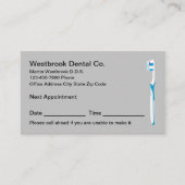 Dentist Kantoor Benoeming Herinneringen Visitekaar Visitekaartje (Voorkant)