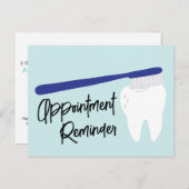 Dentist Kantoor Benoeming Herinneringsherinnering  Briefkaart (Voorkant / Achterkant)