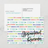 Dentist Kantoor Benoeming Herinneringsherinnering  Briefkaart (Voorkant / Achterkant)