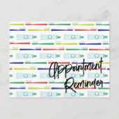 Dentist Kantoor Benoeming Herinneringsherinnering  Briefkaart (Voorkant)