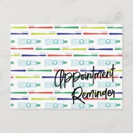 Dentist Kantoor Benoeming Herinneringsherinnering  Briefkaart