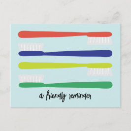 Dentist Kantoor Benoeming Herinneringsherinnering  Briefkaart