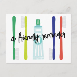 Dentist Kantoor Benoeming Herinneringsherinnering  Briefkaart