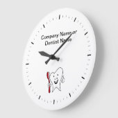 Dentist Kantoor Company Logo Clocks Grote Klok (Hoek)