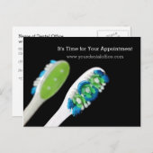 Dentist Kantoor Dental Appointinder Briefkaart (Voorkant / Achterkant)