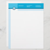 Dentist Kantoor Designed Letterhead Gepersonaliseerd Briefhoofd (Voorkant / Achterkant)
