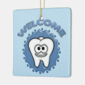 Dentist Kantoor Deurschakelaar Keramisch Ornament (Links)