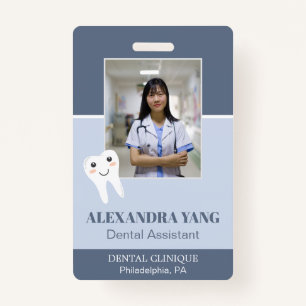 Dentist Kantoor medewerker, tandheelkundige assist Badge