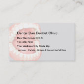Dentist Kantoor Modern Open Mouth Visitekaartje (Voorkant)