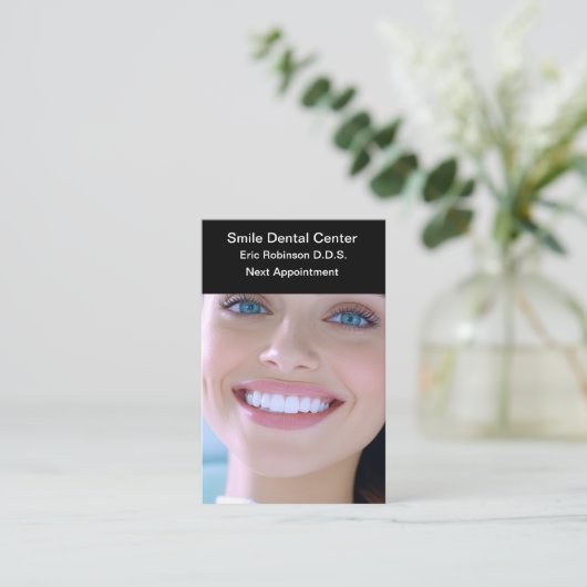 Dentist Kantoor Moderne benoemingskaarten Afsprakenkaartje (Staand voorkant)