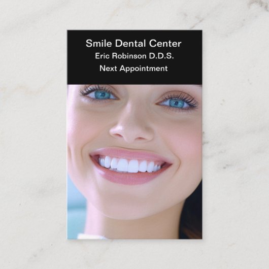 Dentist Kantoor Moderne benoemingskaarten Afsprakenkaartje (Voorkant)