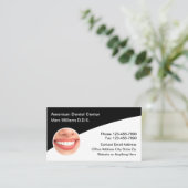 Dentist Kantoor Moderne benoemingskaarten Visitekaartje (Staand voorkant)