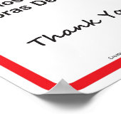 Dentist Kantoor Muurteken voor gemiste afspraak Poster (Hoek)