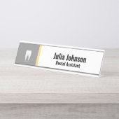  Dentist Kantoor Naam Bord Bureau Naambordje (Voorkant)