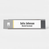  Dentist Kantoor Naam Bord Bureau Naambordje (Voorkant)