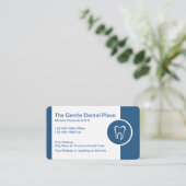 Dentist Kantoor Nieuwe Visitekaartjes Aanbevelingskaartje (Staand voorkant)