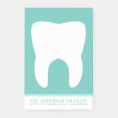 Dentist Kantoor Personal | Professioneel Blauwgroe Post-it® Notes (Voorkant)