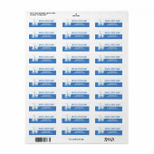 Dentist Kantoor Return Address Labels (Full Sheet)